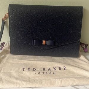Ted Baker London Blue Leather Clutch